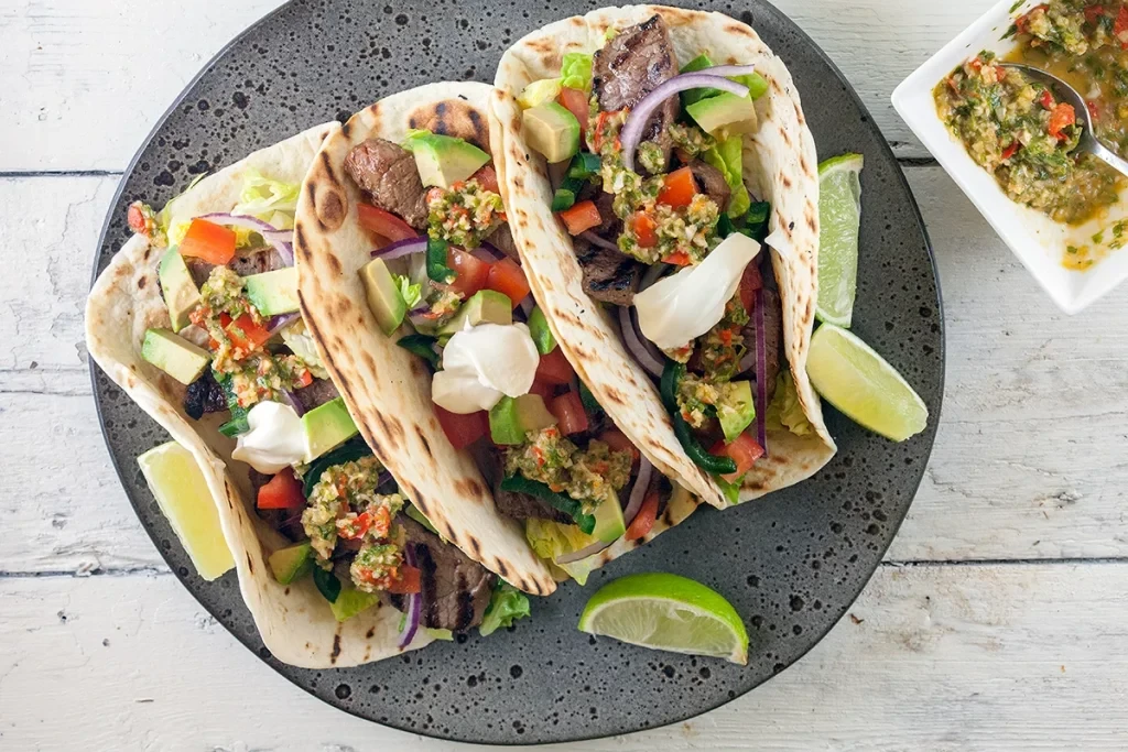 Chimichurri Steak Tacos