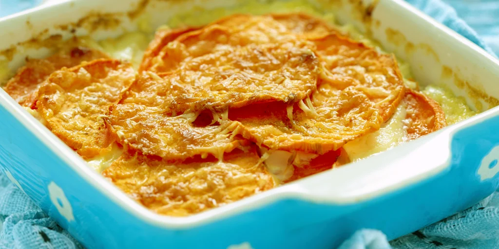 Paula Deen's sweet potato gratin