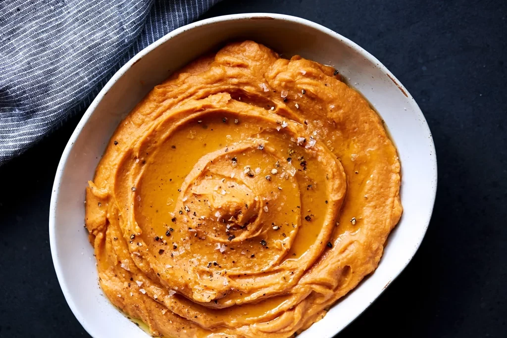 Whipped sweet potato