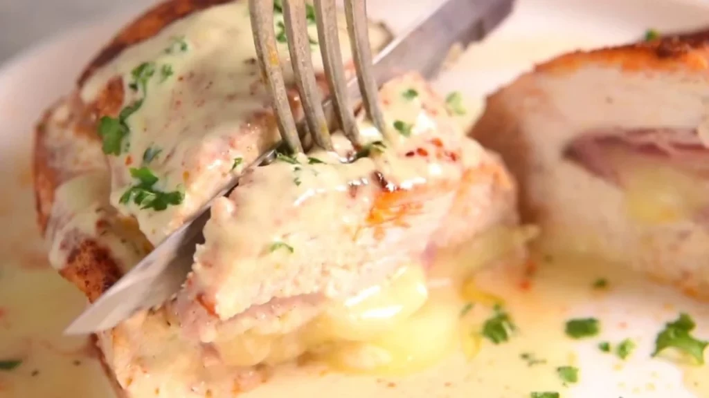 Homemade Ruth Chris stuffed chicken