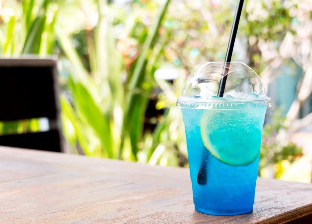 Chilled blue ocean water 