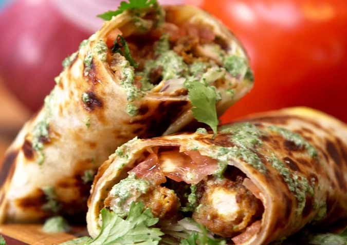 Chicken Kathi Rolls Recipe