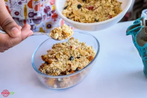 Gordon Ramsay's Apple Crumble Process