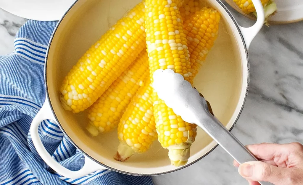 Delicious corn on the cob 