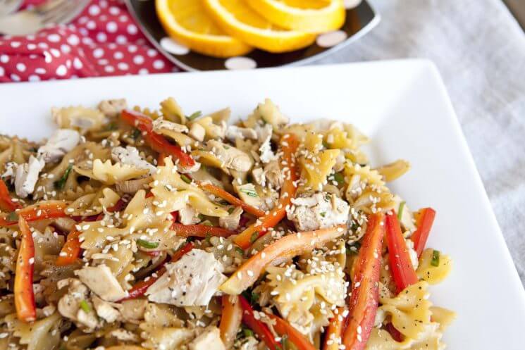 Roasted Chicken and Bow-Tie Pasta Salad Recipe