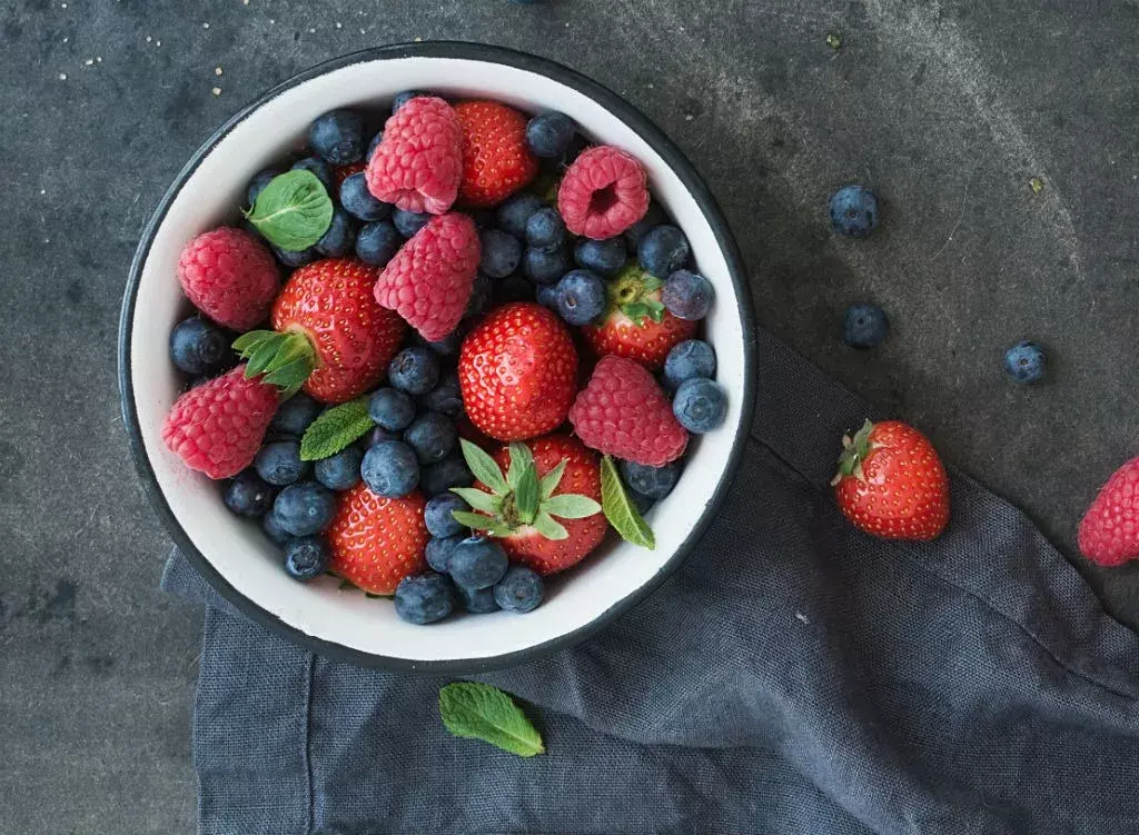Mixed berries.