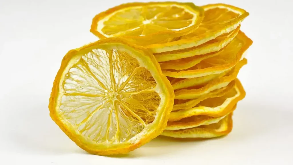 Dried lemon peel
