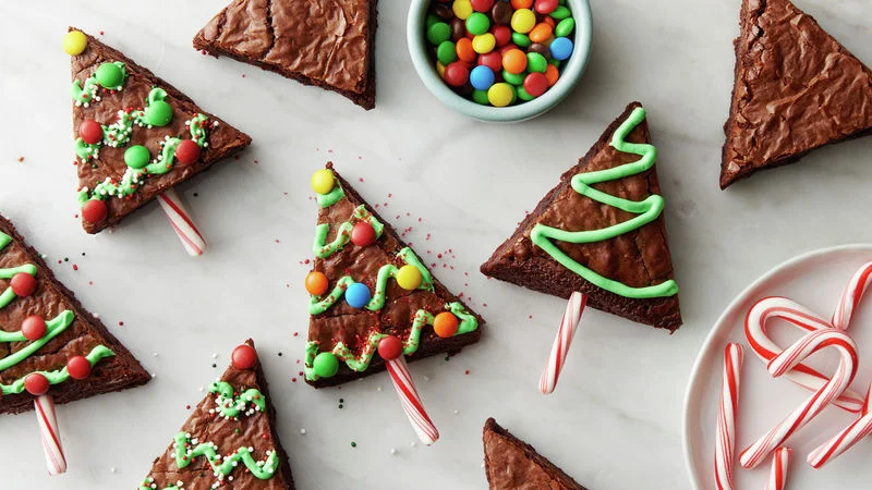 christmas brownies