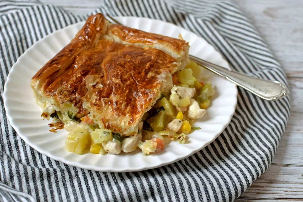 chicken and vegetable pie