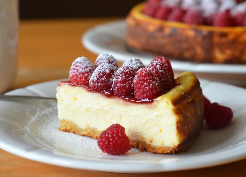 Raspberry cheesecake