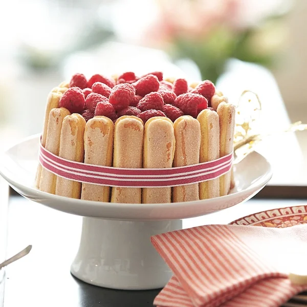 Raspberry Charlotte Cake recipe