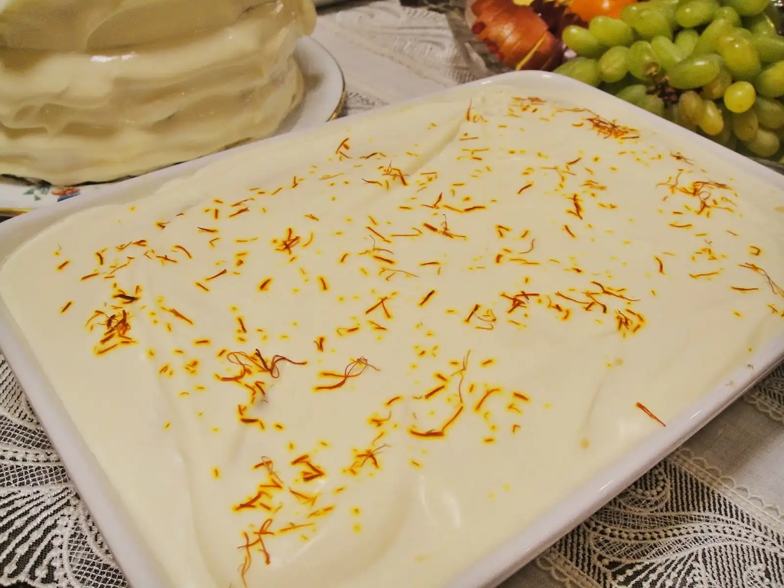 Saffrom Milk Cake recipe