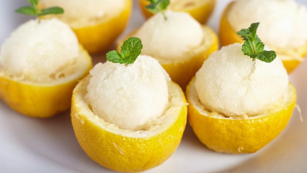 Lemon sherbet recipe
