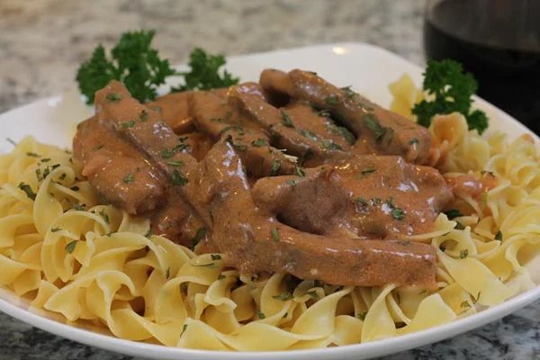 Beef Stroganoff without Mushrooms