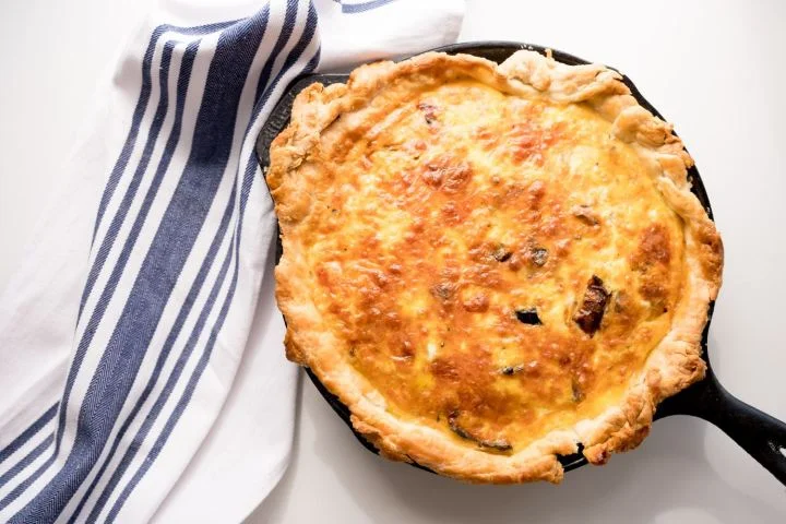 Farmhouse Cheddar Skillet Pie