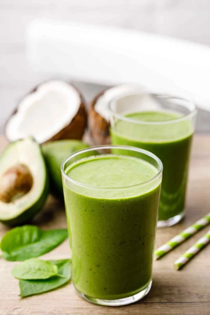 Healthy keto avocado smoothie