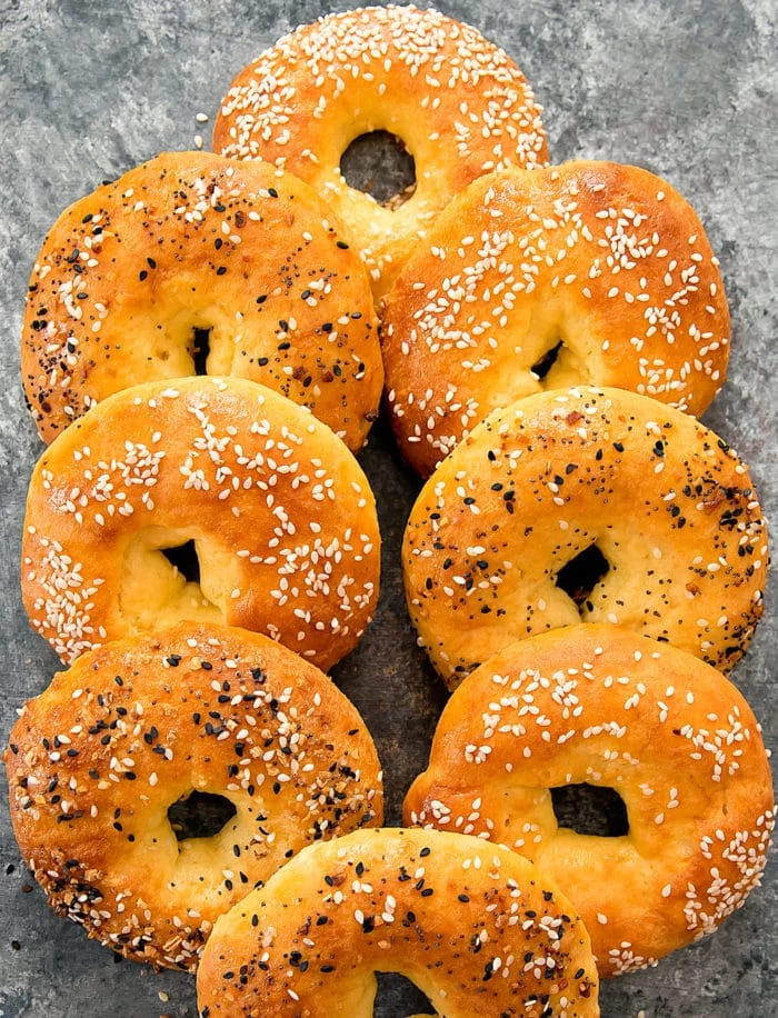 Soft and tasty keto bagels 