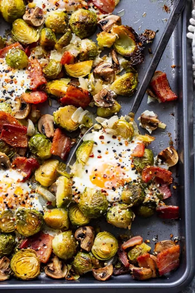 Keto bacon zucchini hash at home 