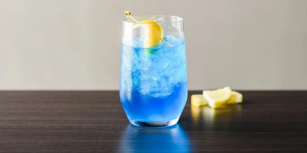 Appetizing Blue Motorcycle Drink