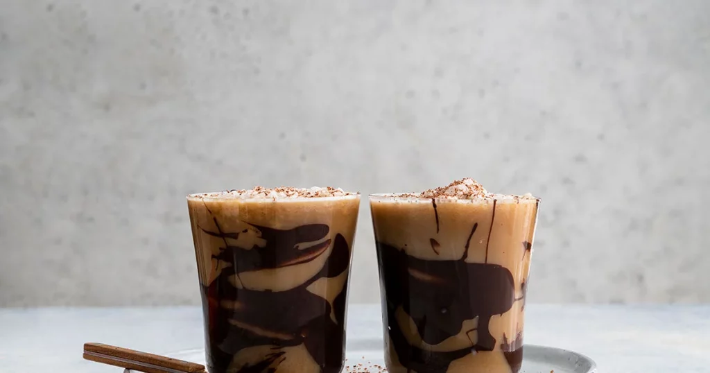 Chocolaty Burger King mocha iced coffee