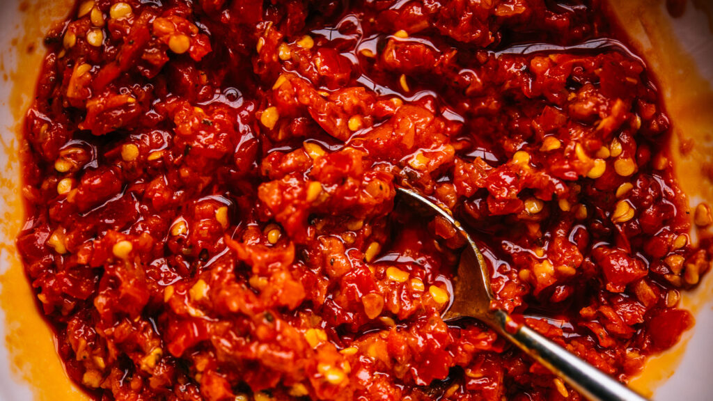 Homemade Calabrian sauce