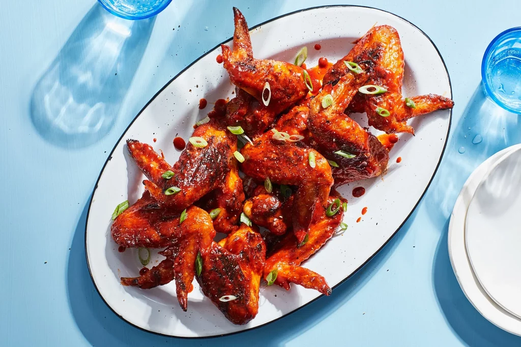 Appetizing Dominos chicken wings.