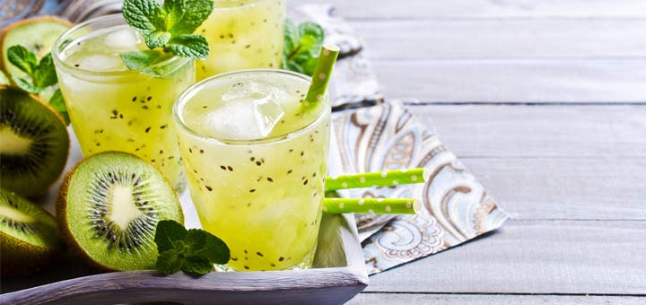 Kiwi Mint Lemonade Delight recipe
