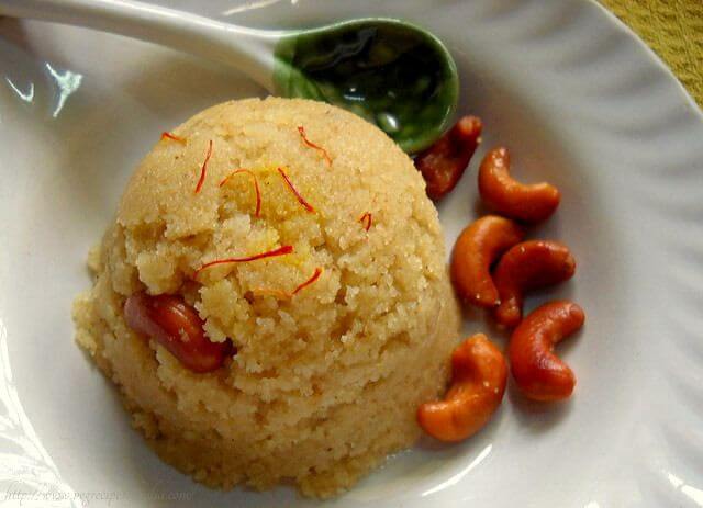 Zafrani Sooji Halwa recipe