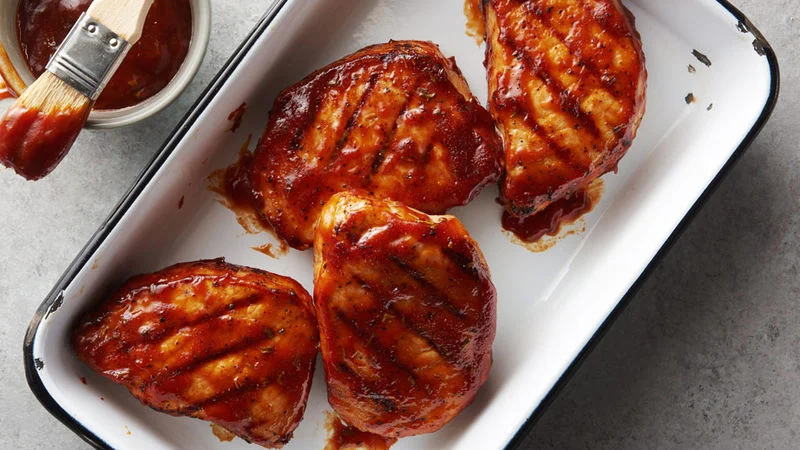 Barbecued Pork Chops