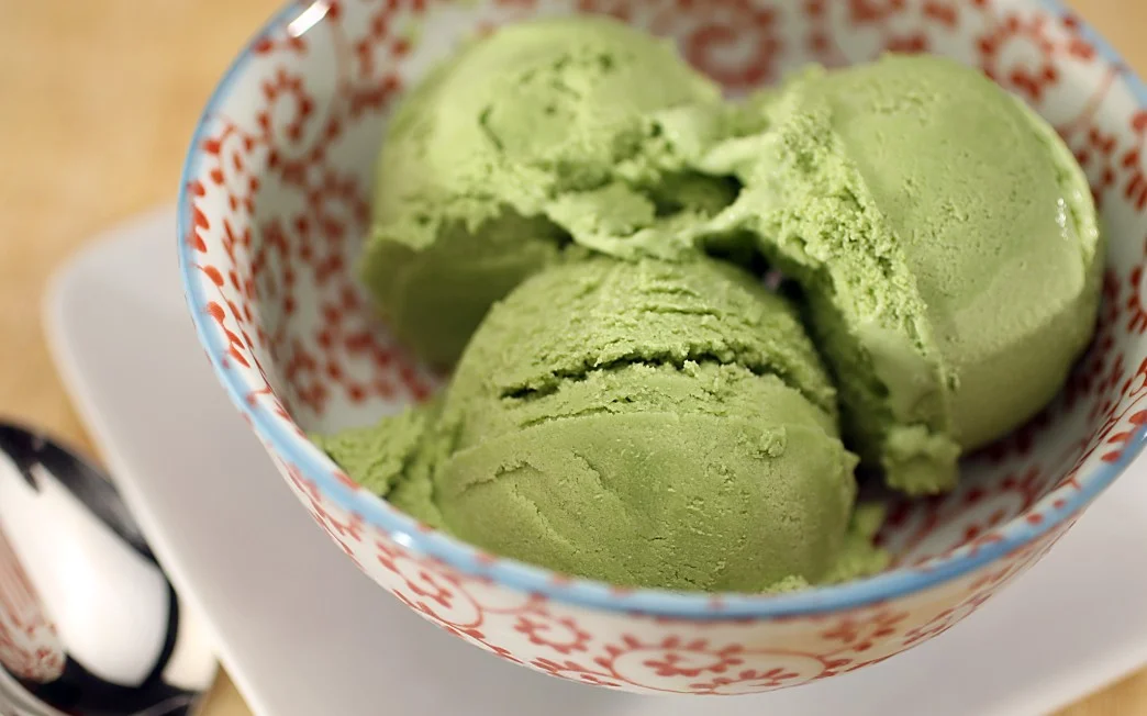 green tea ice cream