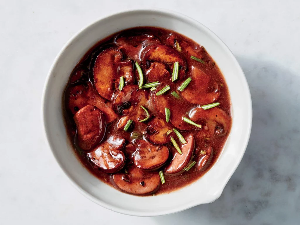 Homemade Burgundy sauce