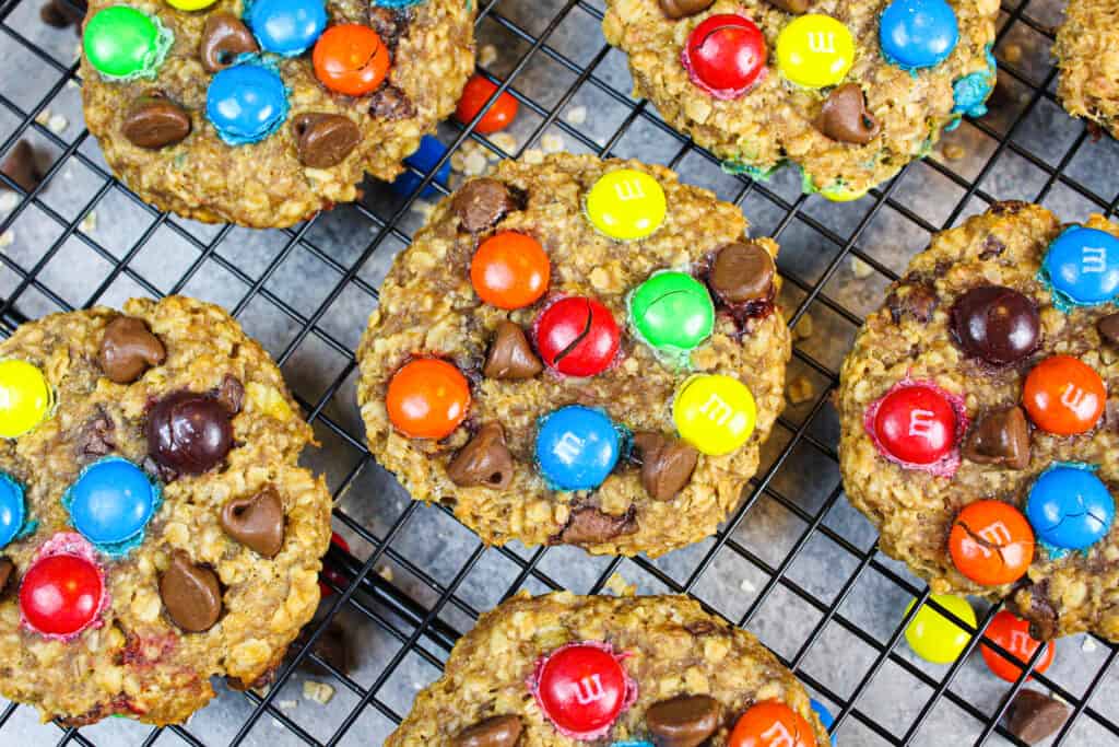 Gluten Free Monster Cookies without Peanut Butter recipe