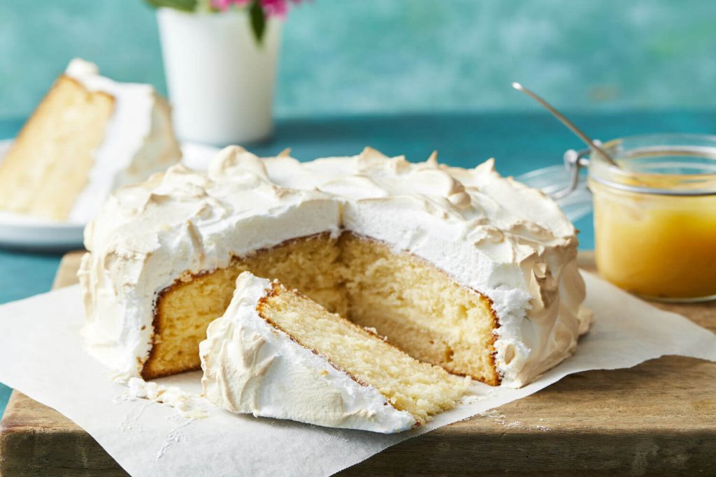 Lemon Merinage Cake Recipe