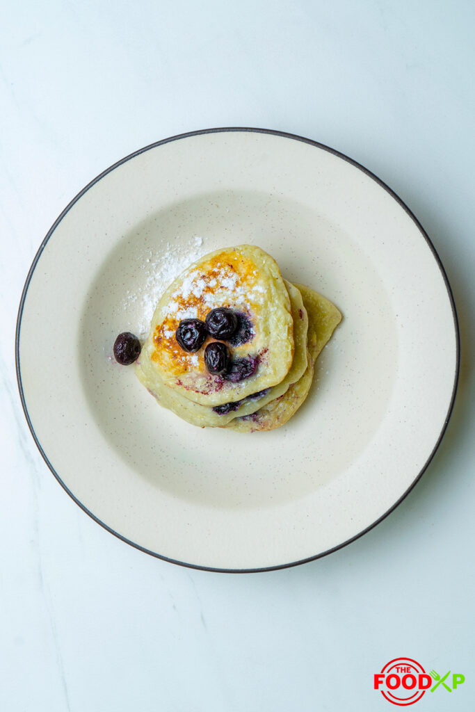 Delicious Blueberry Pancakes from Gordon Ramsay