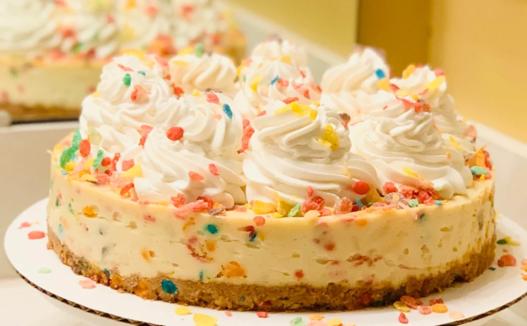 Fruity pebbles cheesecake