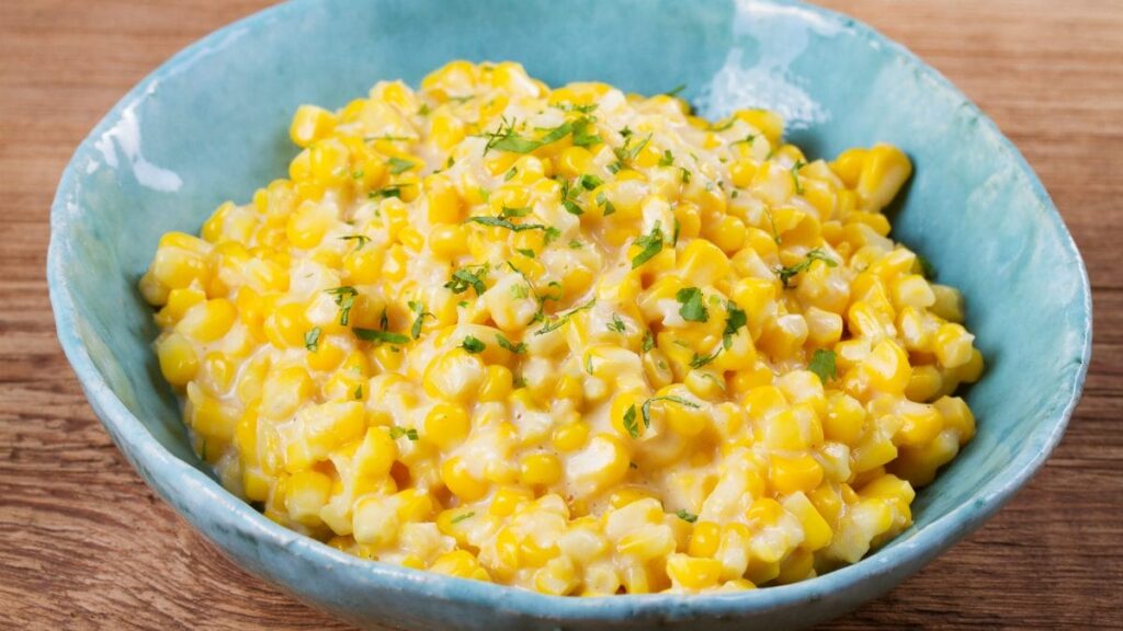 Paula Deen Cream corn in a bowl