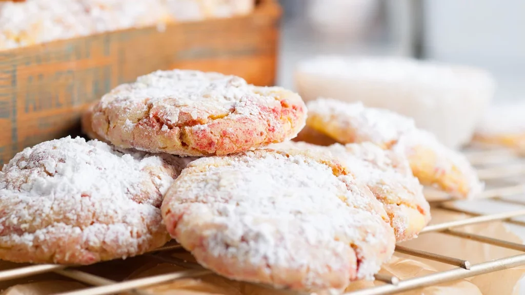 Cake Mix Crinkle Cookies