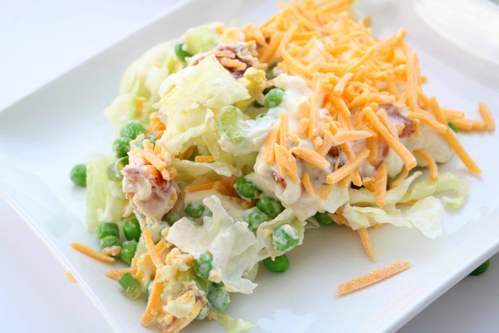 Paula Deen 7 layer salad