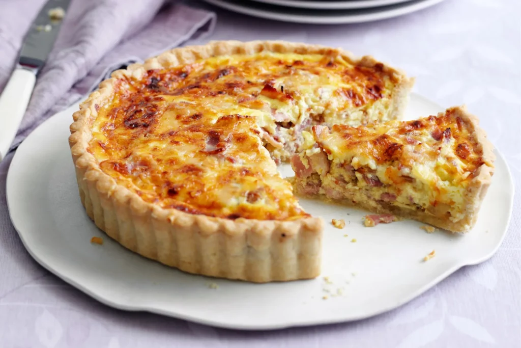 Quiche without cream