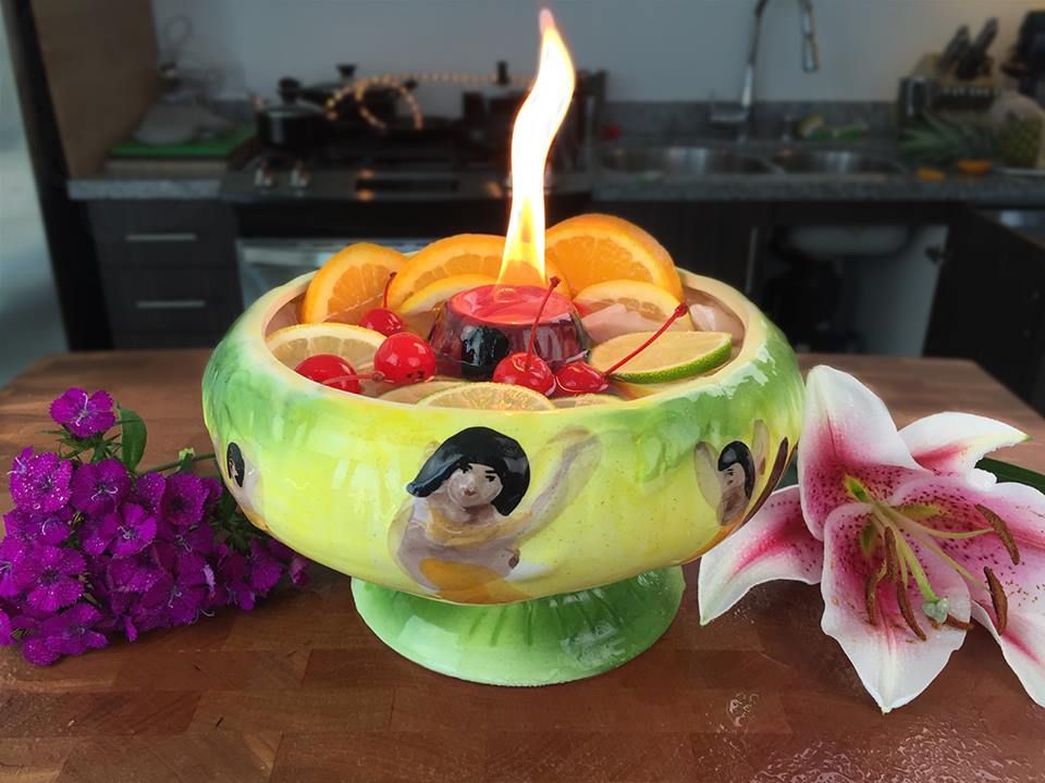 Scorpion Bowl On Fire