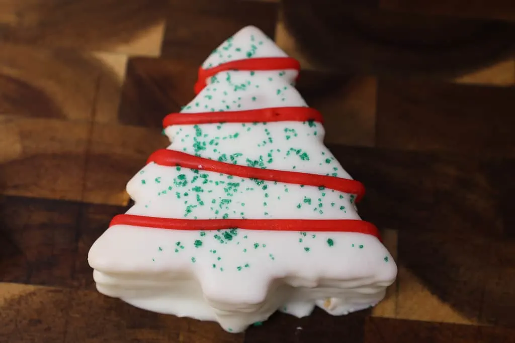 Debbie Christmas Tree Cheesecake