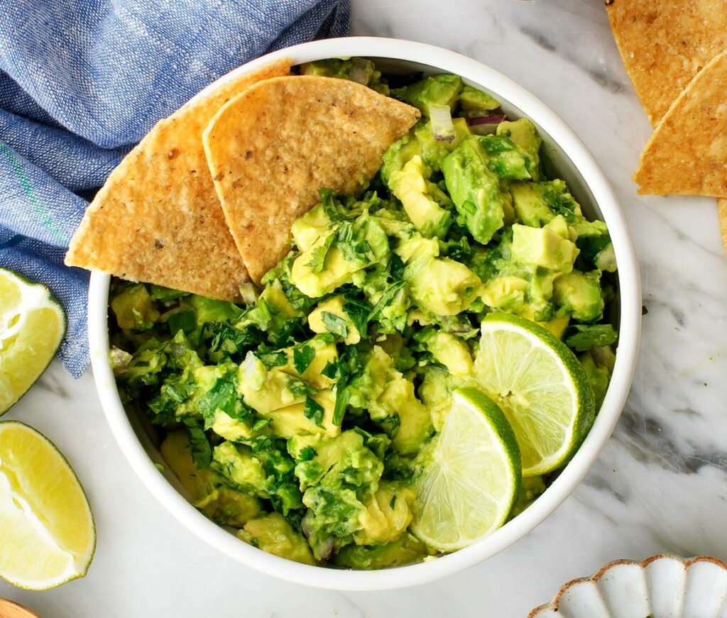 Guac Served With Nachos