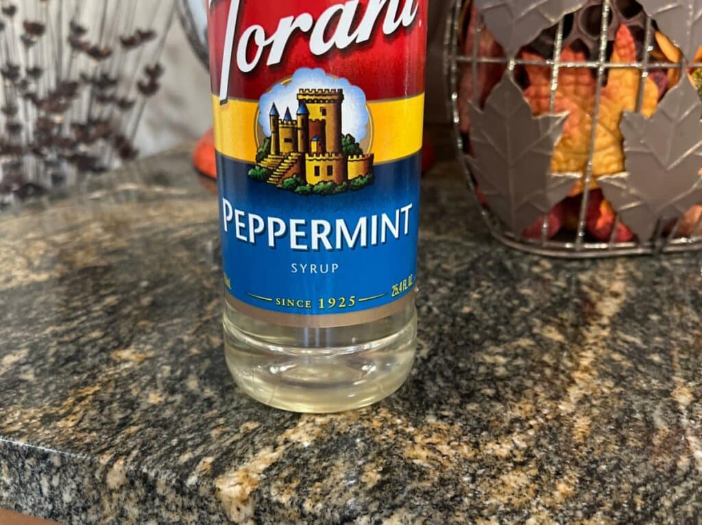 peppermint syrup