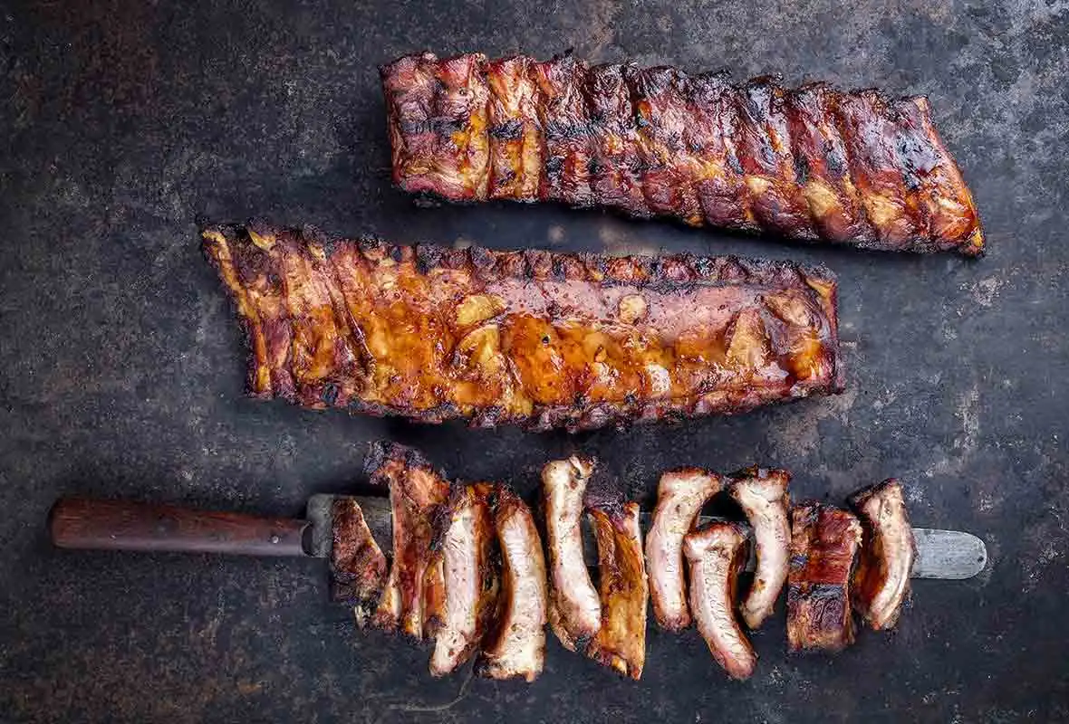 Baby Back Ribs On The Surface