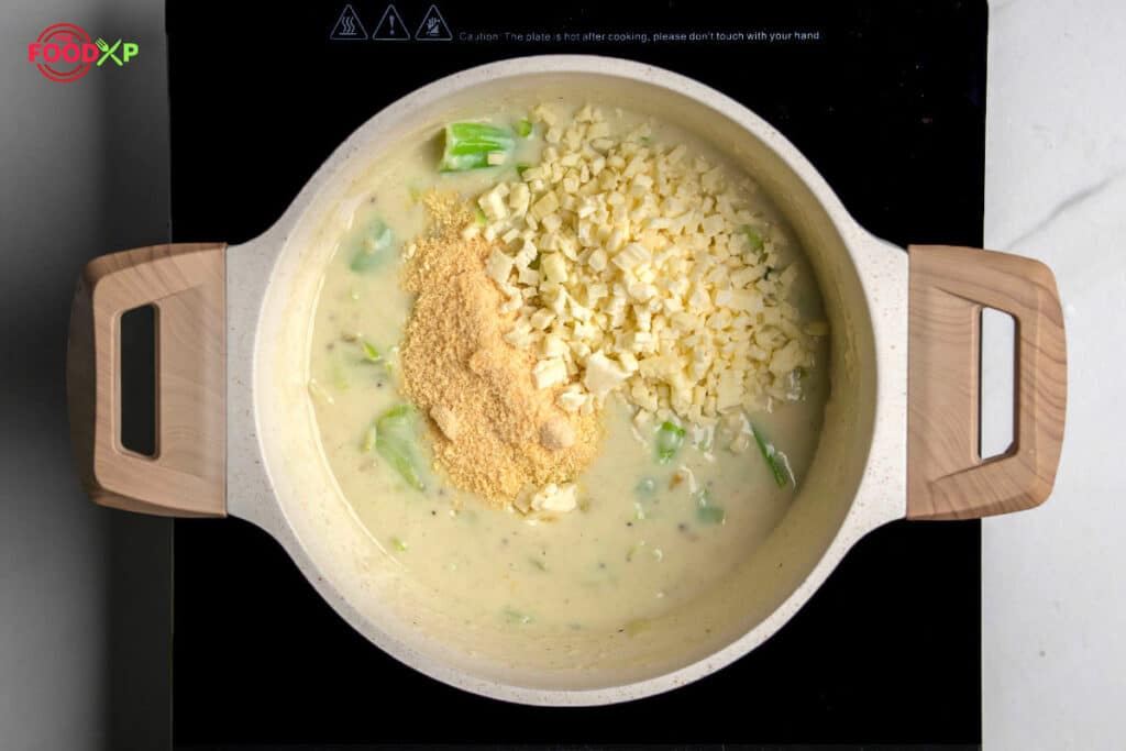 Jamie Oliver Cauliflower Mac and Cheese Step 9