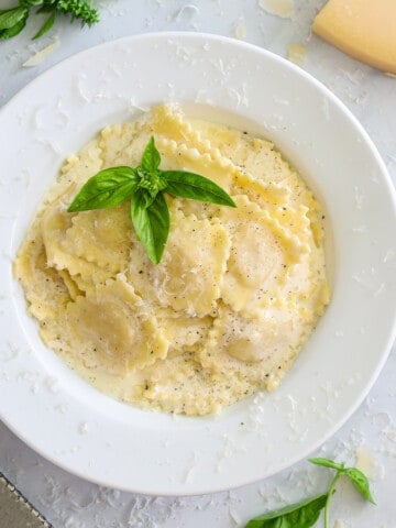 Easy Four Cheese Ravioli